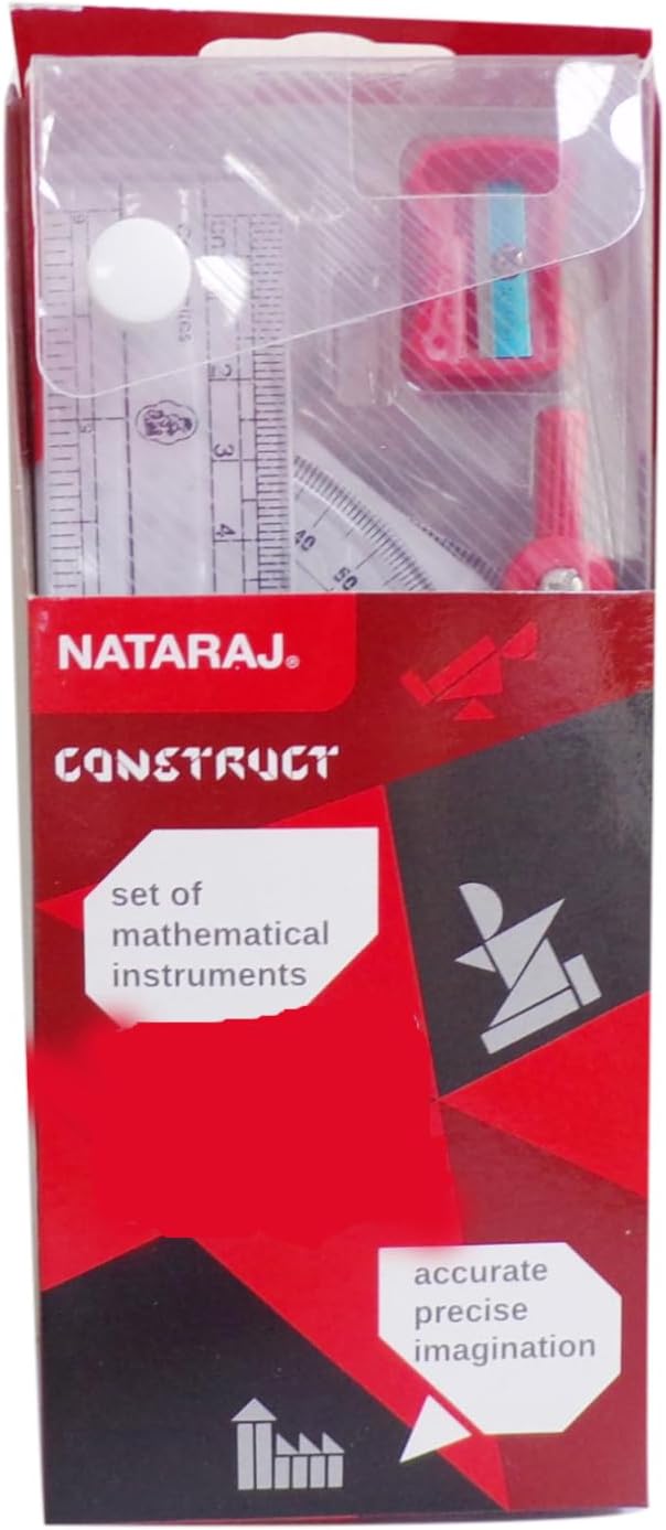 Nataraj Construct Mathematical Instrument Set