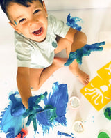 Primo Finger Paint Pots – 6 Colours, 50g Each, Carton Sleeve Pack