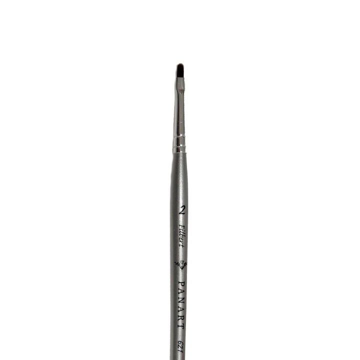 Panart Supertone Synthetic Short Handle Filbert Brush 621-2