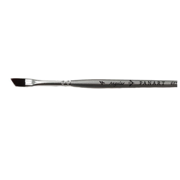 Panart Supertone Synthetic Short Handle Angled Brush 641-4