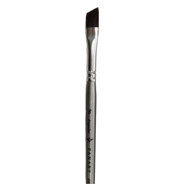 Panart Supertone Synthetic Short Handle Angled Brush 641-8