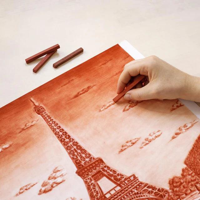 Conte a Paris Esquisse Carre Set Sanguine