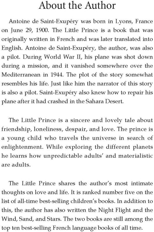 DREAMLAND CLASSIC TALES - The Little Prince - Illustrated Abridged Classics for Children with Practice Questions