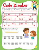 DREAMLAND - Maths Problem Solving Activity Book Age 7+ with Stickers - Learn Everyday Series For Children
