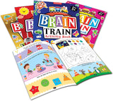 DREAMLAND - Brain Train Activity Book for Kids Age 5+ - With Colouring Pages, Mazes, Puzzles and Word searches Activities