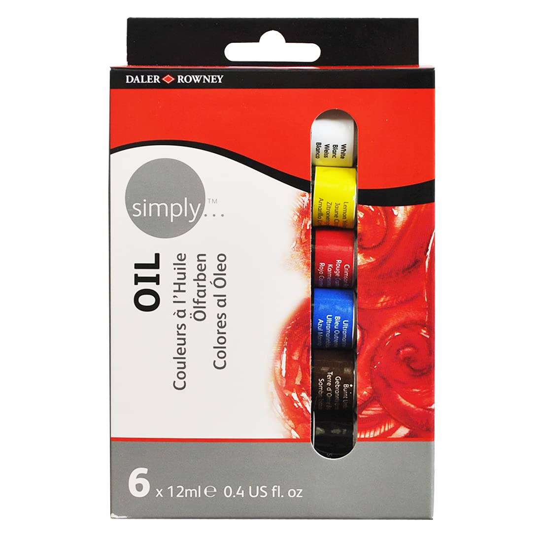 Daler Rowney Simply Oil Color Tube Set 6X12ml