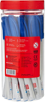 Nataraj Tririte Fine Ball Point Pens – 25 Pieces , 0.7mm Blue Ink