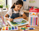 Nataraj Arteezi Hobby Brush Set – Assorted Shapes, 8 Pieces