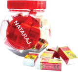 Nataraj White Rubber Erasers Pack of 30 – Medium Size
