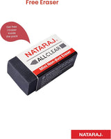 Nataraj Platinum Extra Dark 2B Pencils with Sharpener – Pack of 12