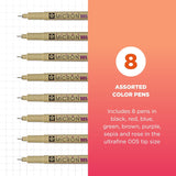 Sakura Pigma Micron Pen 005 Set of 8 Colours