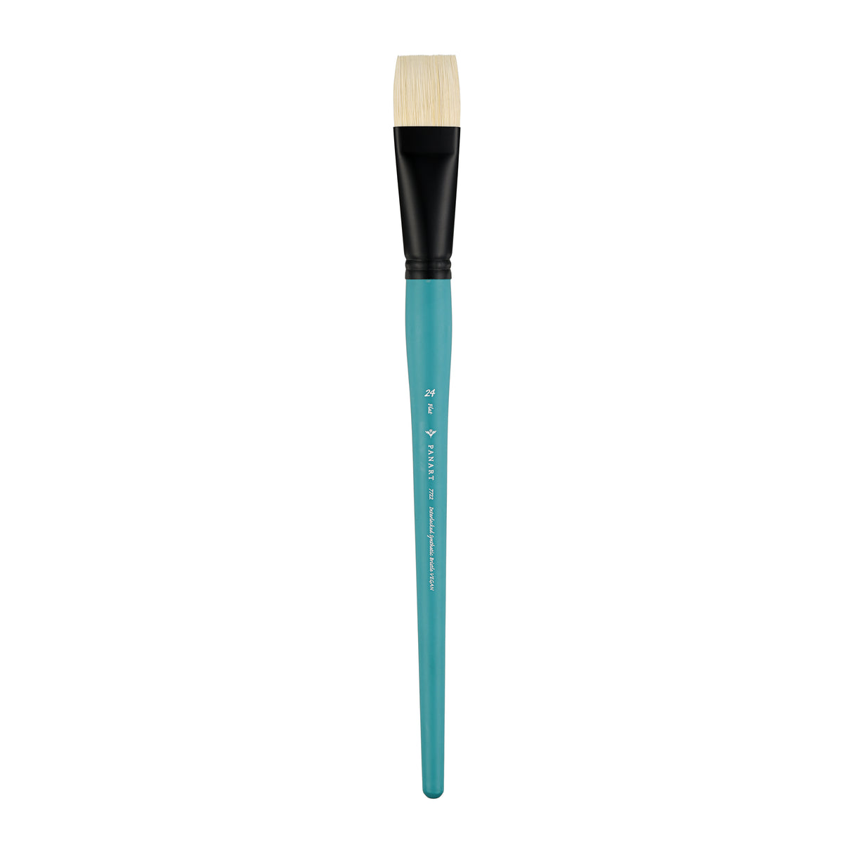 Panart Vegan Synthetic Bristle Flat Long Handle Brushes - 7722