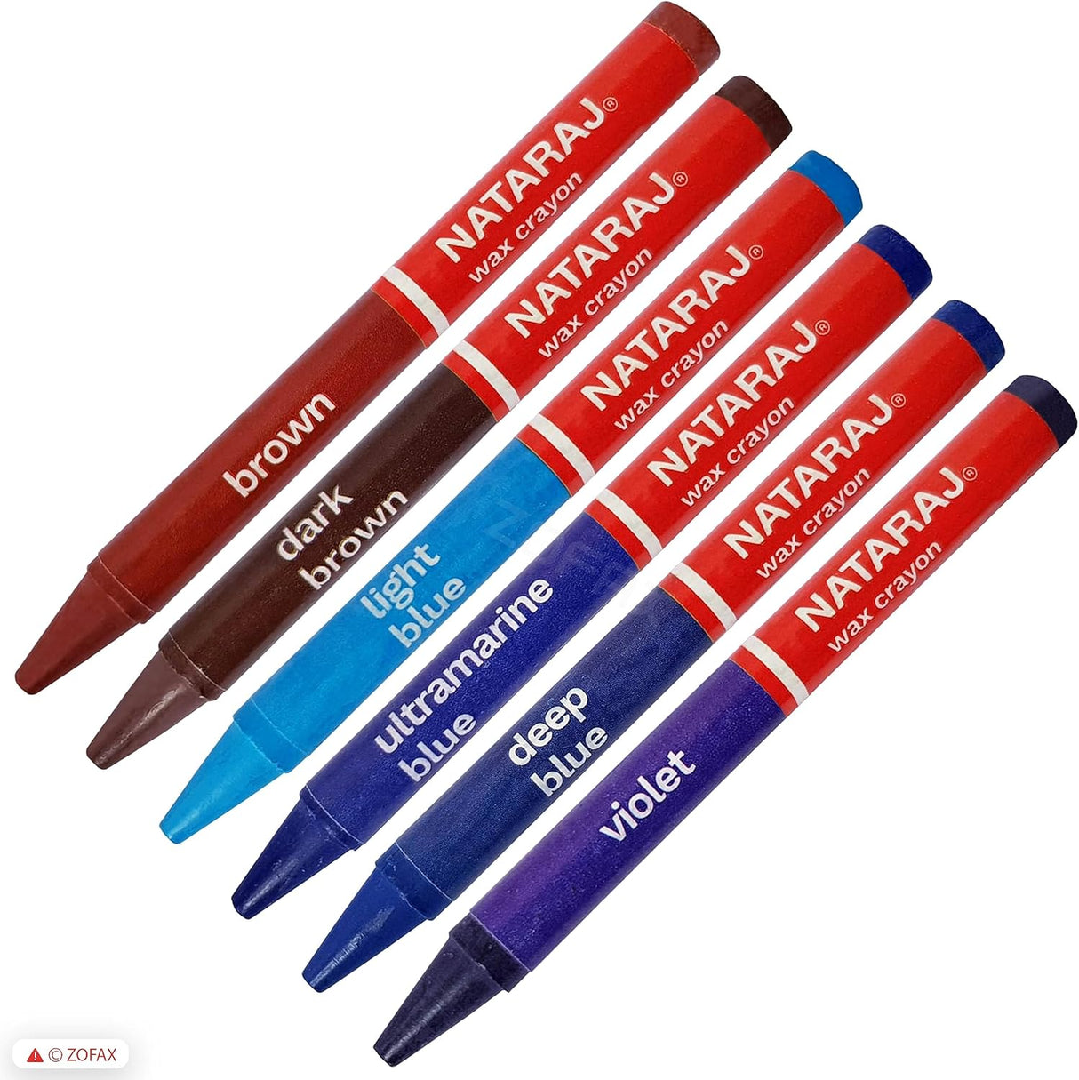 Nataraj Wax Crayons 24 Colors – 90mm