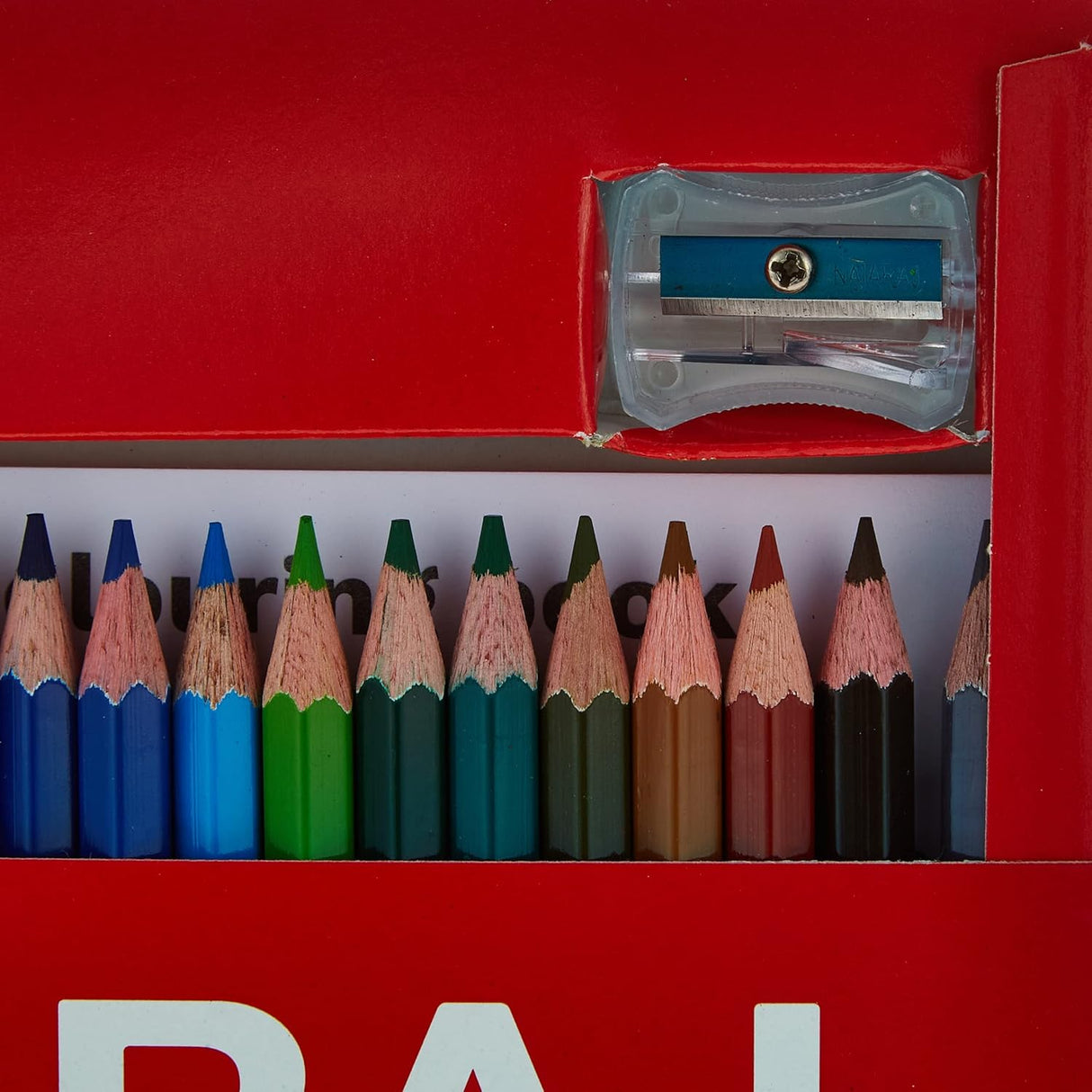 Nataraj 24 Colour Pencil Set with Multicolor Colouring Book & Sharpener