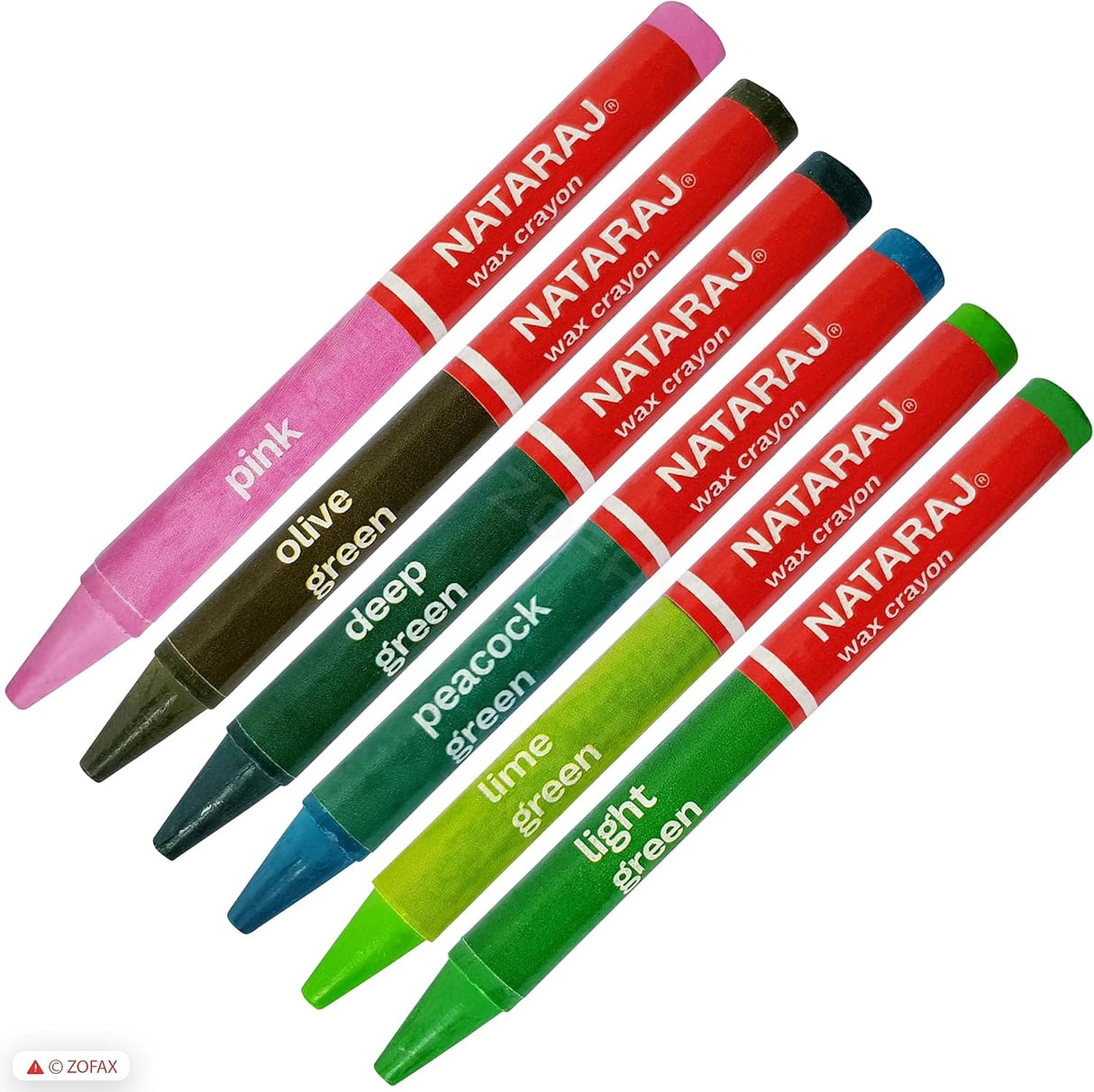 Nataraj Wax Crayons 24 Colors – 90mm