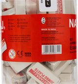 Nataraj Jumbo Plasto Erasers – 70-Piece Value Pack