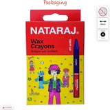 Nataraj Wax Crayons 24 Colors – 90mm