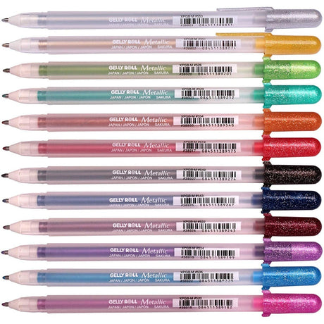 Sakura Gelly Roll Metallic, 12-Pen Set
