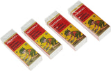 Nataraj Non-Dust Jumbo Erasers & 621 Sharpeners – 4 + 4 Combo Pack