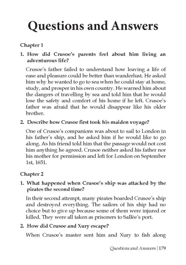 DREAMLAND CLASSIC TALES - Robinson Crusoe - Illustrated Abridged Classics for Children with Practice Questions
