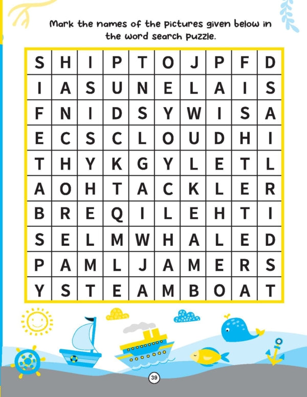 DREAMLAND I CAN SOLVE - Ocean World Activities - I Can Solve Activity Book for Kids Age 4- 8 Years | With Colouring Pages, Mazes, Dot-to-Dots