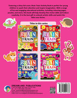 DREAMLAND - Brain Train Activity Book for Kids Age 6+ - With Colouring Pages, Mazes, Puzzles and Word searches Activities