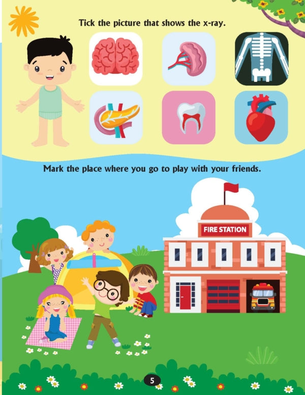 DREAMLAND - Brain Train Activity Book for Kids Age 6+ - With Colouring Pages, Mazes, Puzzles and Word searches Activities