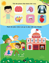 DREAMLAND - Brain Train Activity Book for Kids Age 6+ - With Colouring Pages, Mazes, Puzzles and Word searches Activities