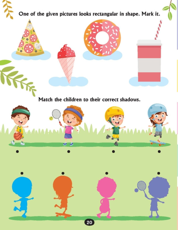 DREAMLAND - Brain Train Activity Book for Kids Age 5+ - With Colouring Pages, Mazes, Puzzles and Word searches Activities