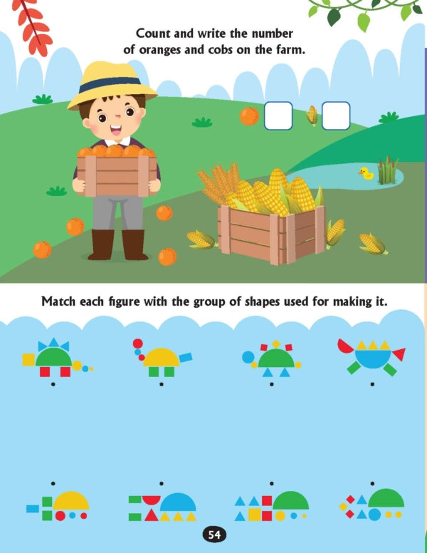 DREAMLAND - Brain Train Activity Book for Kids Age 5+ - With Colouring Pages, Mazes, Puzzles and Word searches Activities