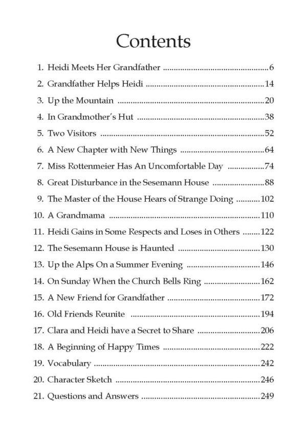 DREAMLAND CLASSIC TALES - Heidi - Illustrated Abridged Classics for Children with Practice Questions