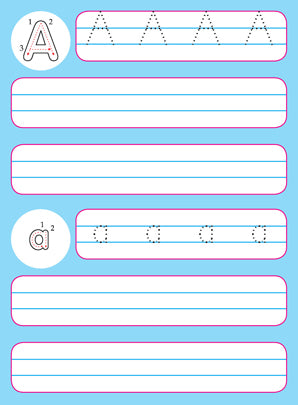 DREAMLAND Flash Cards Alphabet - 30 Double Sided Wipe clean Flash Cards