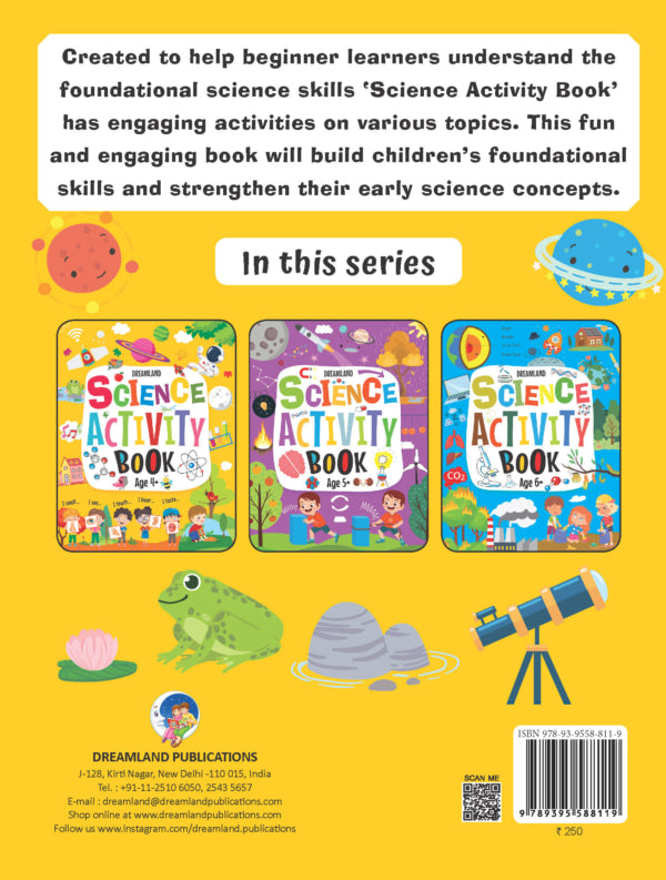 DREAMLAND - Science Activity Book Age 4+