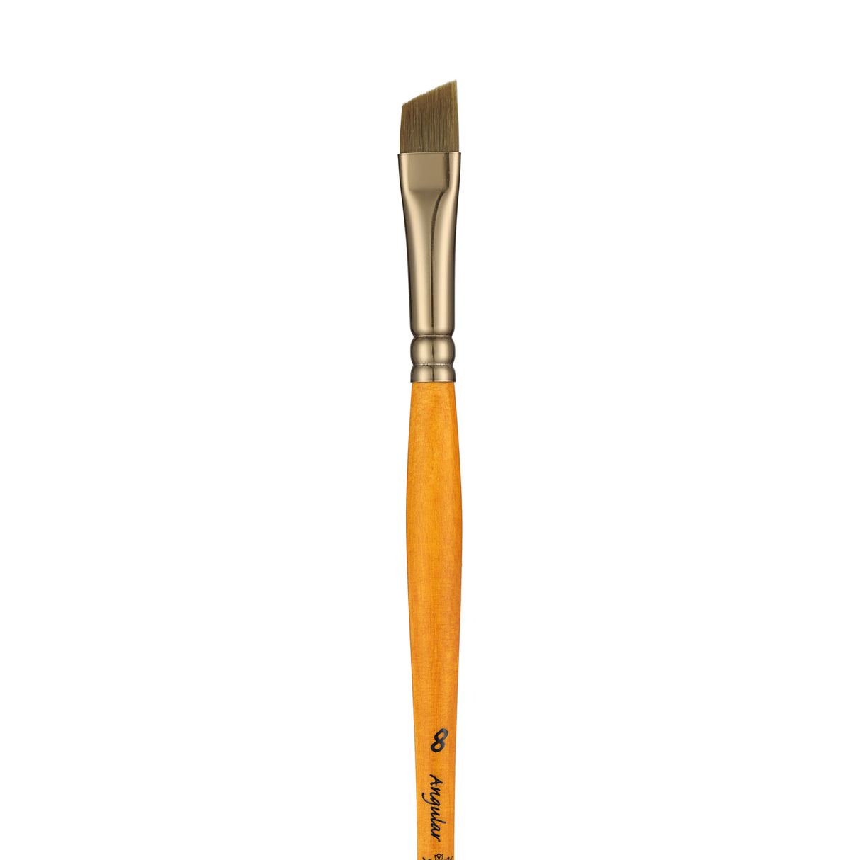 Panart Gold Green Synthetic Long Handle Brush Set of 3 Pcs-GG-03(FB-12 AG-8 R-10 )