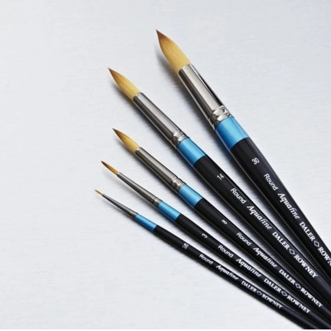 DALER ROWNEY AQUAFINE ROUND AF85-12-WATERCOLOR BRUSH