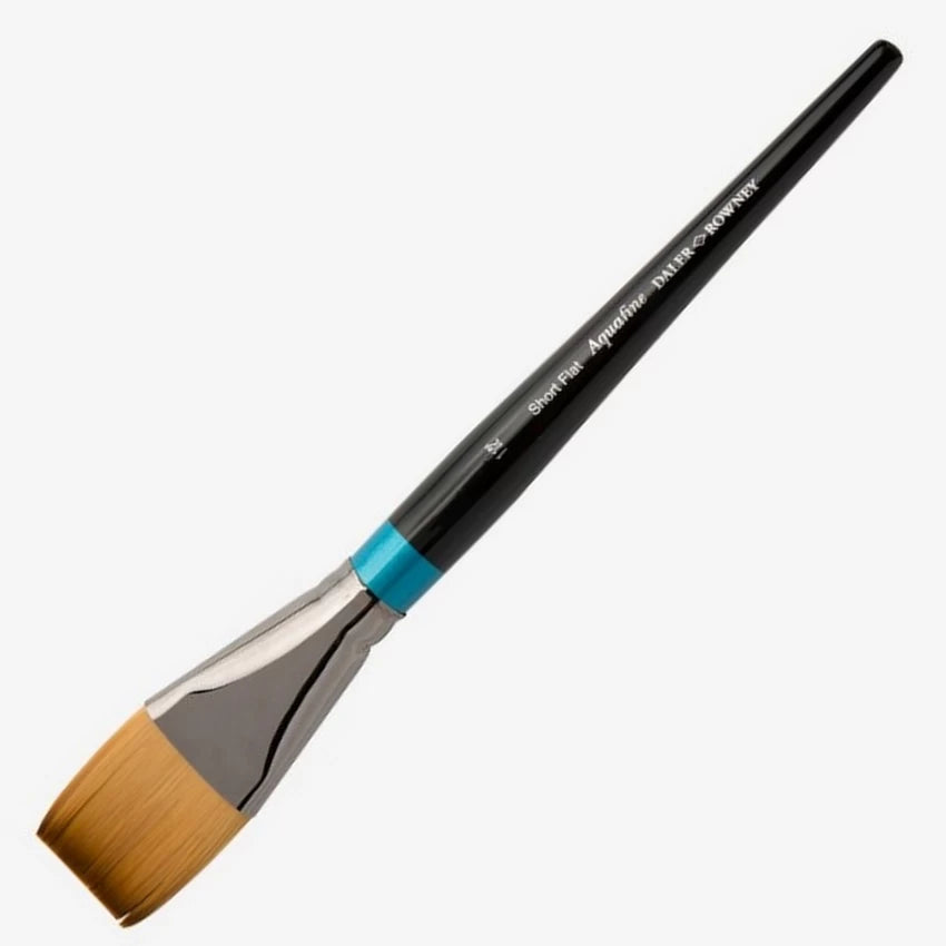 DALER ROWNEY AQUAFINE SHORT FLAT WATERCOLOR BRUSH AF55-1.5In