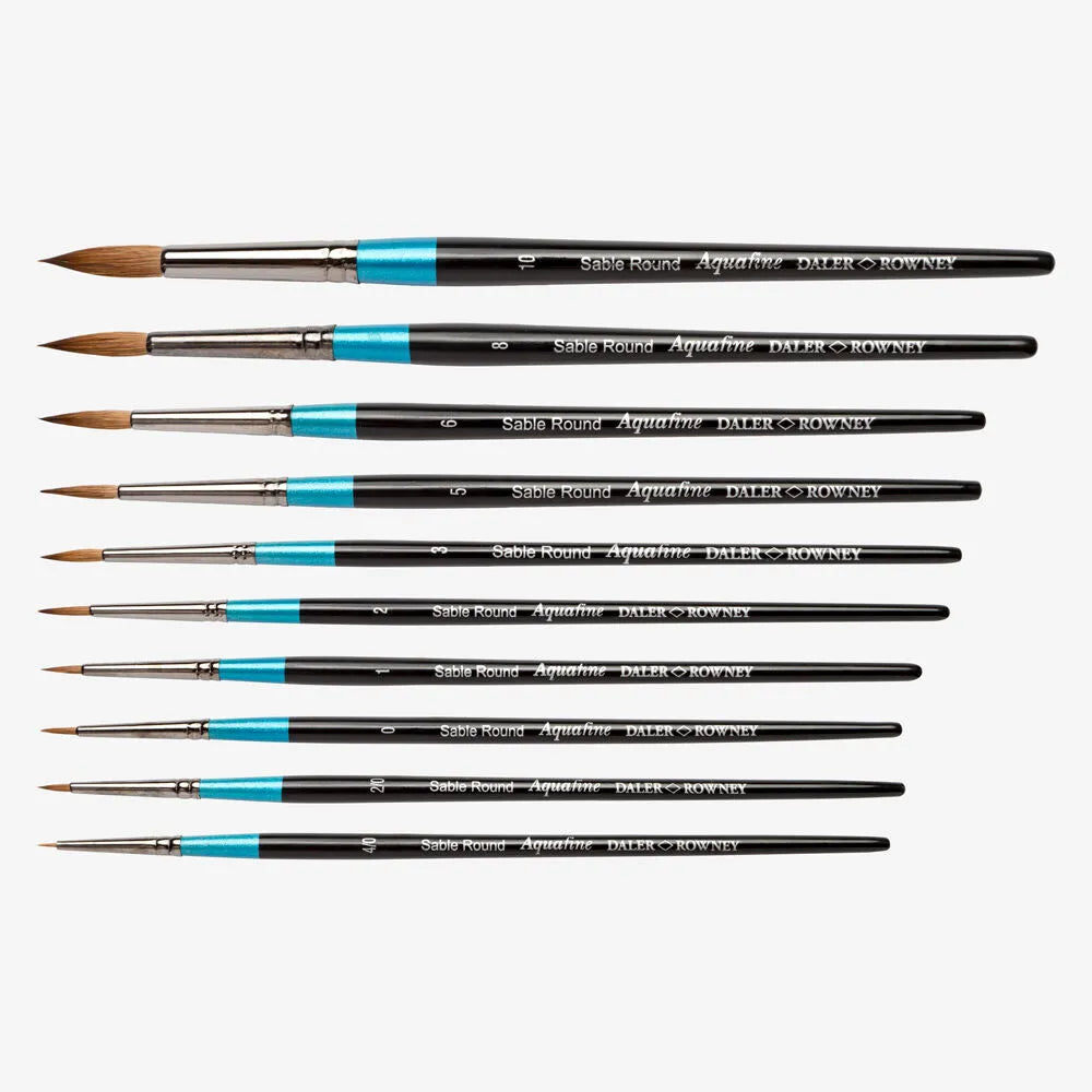 DALER ROWNEY AQUAFINE SABLE ROUND AF34-5 WATERCOLOR BRUSH