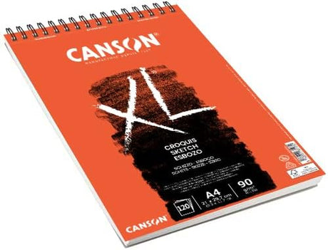 CANSON XL SPIRAL PAD A4 90G(120 SHEETS)