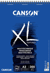 Canson XL Mix Media Pad – A3, 300gsm, 30 Sheets
