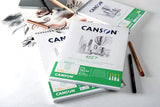 CANSON 1557 A4 White Sketch Paper Pad 120gsm