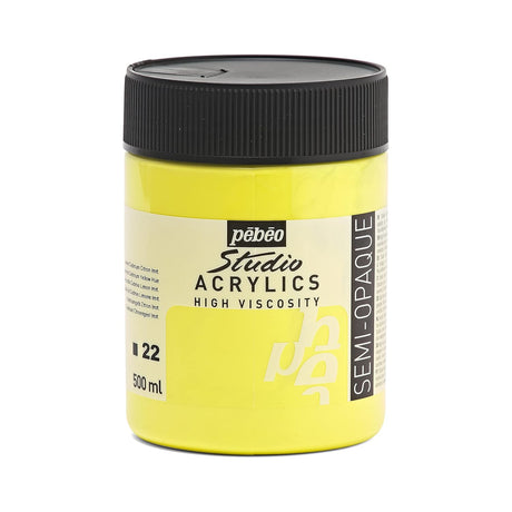 Pebeo Studio Acrylic Paint High Viscosity 500ml