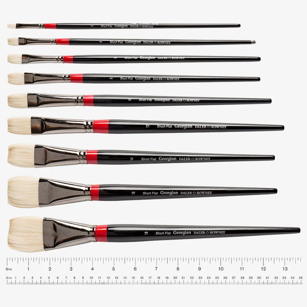 Daler-Rowney Georgian Oil Brush G36 Short Flat 6