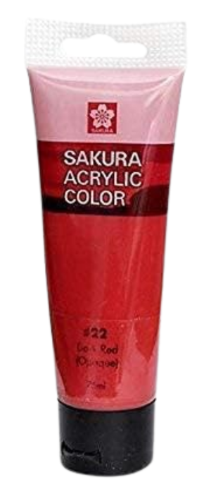 SAKURA ACRYLIC COLORS 75ML TUBE