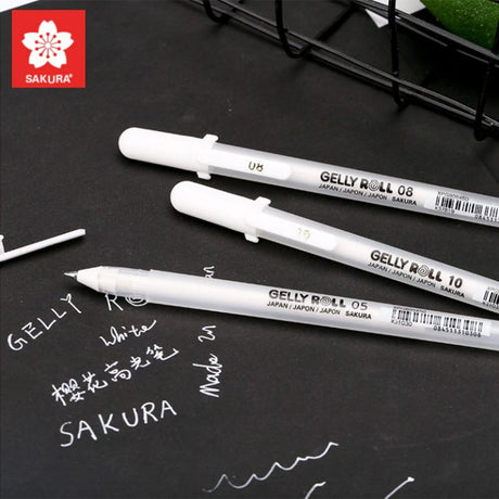Sakura Gelly Roll White Gel Pen Set - 3 Pack
