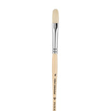 Panart White Bristle Long Handle Filbert Brushes - 221