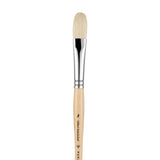 Panart White Bristle Long Handle Filbert Brushes - 221