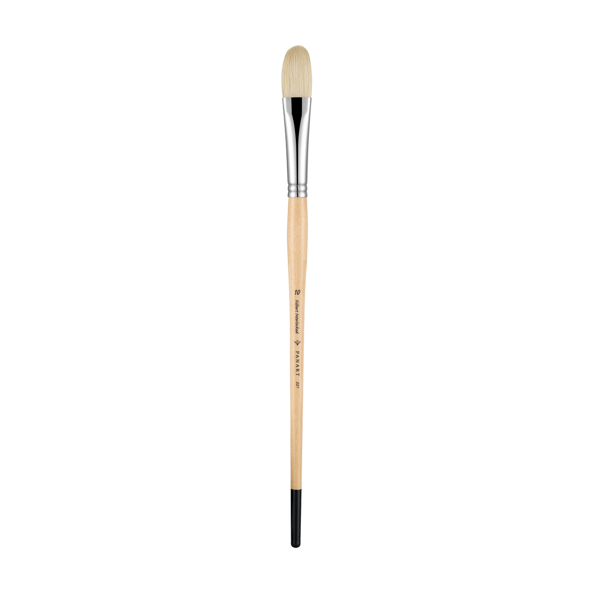 Panart White Bristle Long Handle Filbert Brushes - 221