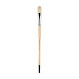 Panart White Bristle Long Handle Filbert Brushes - 221