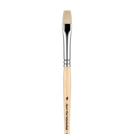 Panart White Bristle Bright Long Handle Brushes - 231
