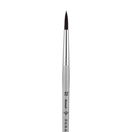Panart Supertone Synthetic Short Handle Round Brushes - 601